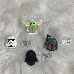 Star Wars set of Crocs Jibbitz NWT authentic